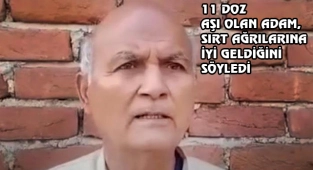 12. Doz Aşı Olurken Yakayı Ele Verdi