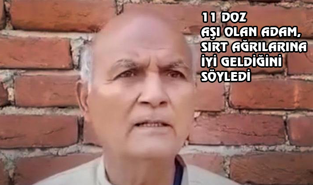 12. Doz Aşı Olurken Yakayı Ele Verdi