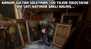 5 Osmanlı Padişahının Portresi İskoçya'da Bulundu