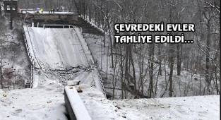 ABD'de Gaz Sızıntısından Köprü Çöktü