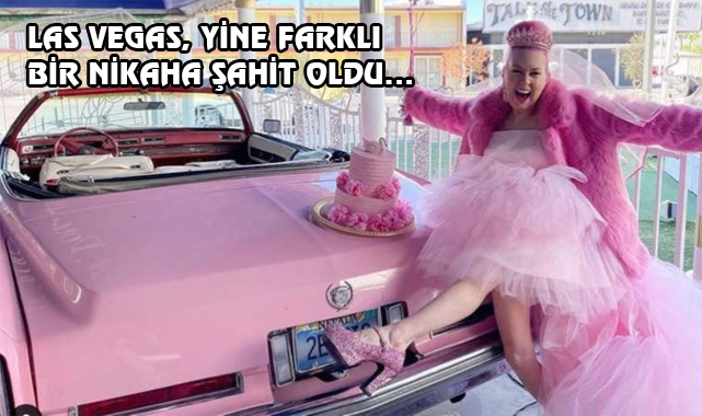 ABD'li Kadın, 'PEMBE' Renk İle Evlendi