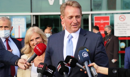 Amerikan Büyükelçisi Jeff Flake, Ankara'da