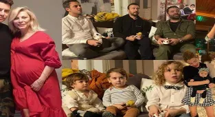 'Babalar ve oğulları' pozu çok konuşuldu! Ünlü isimler yeni yıla böyle girdi