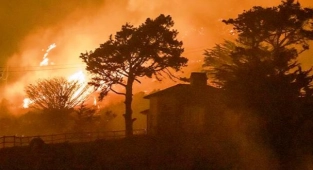 California'da Büyük Yangın! Bölge Boşaltıldı