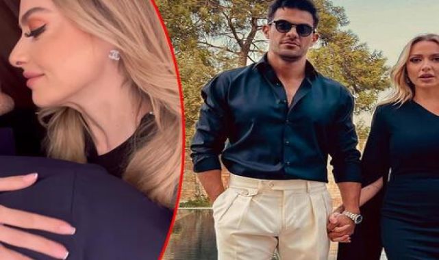 Dinçerler'in evlilik teklifini kabul eden Hadise aileye girdi