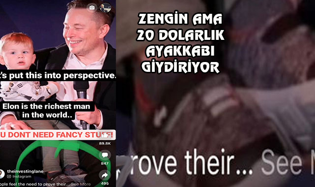 Elon Musk'ın oğlu X Æ A-12'ın Ayakkabısı