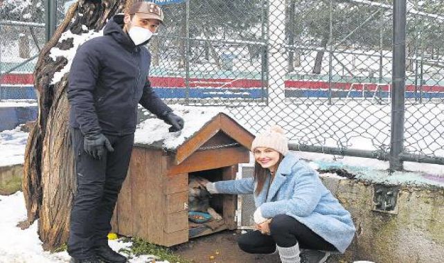 Kulübeleri onardılar
