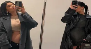 Kylie Jenner'dan karnı burnunda paylaşım