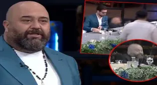 MasterChef'te komik anlar! Sandalyesi kırılan Somer Sivrioğlu yere düştü