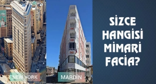 New York'ta Flatiron, Mardin'de İp Bina