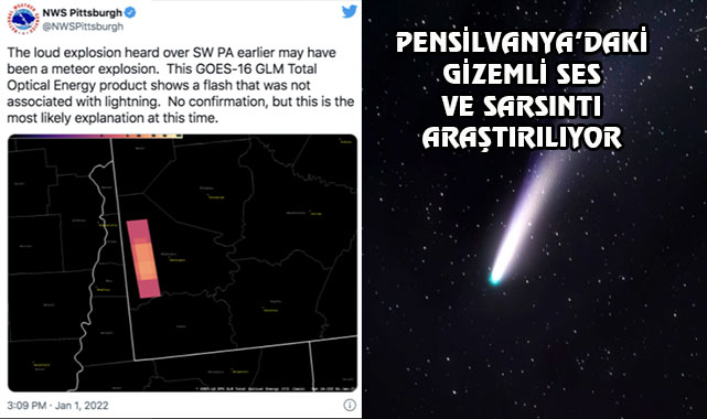 Pensilvanya'da Korkunç Patlama: Meteor mu?