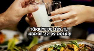 Amerika'daki Rakı Fiyatları Gündem Oldu