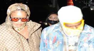 Rihanna-ASAP Rocky çifti paparazzilerin ilgi odağında