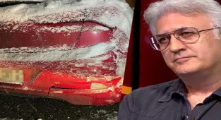 Tamer Karadağlı kaza yaptı! 'Yağan kardan nasibimizi aldık'