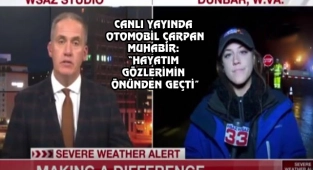 Virginia'da Canlı Yayın Yapan Muhabire Araç Çarptı