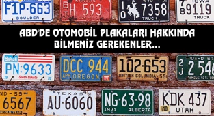 ABD'de Özel Plaka Bedeli 50 Dolar!