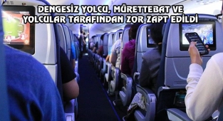 ABD'de Uçaktaki Yolcu Kapıyı Açmaya Kalkıştı