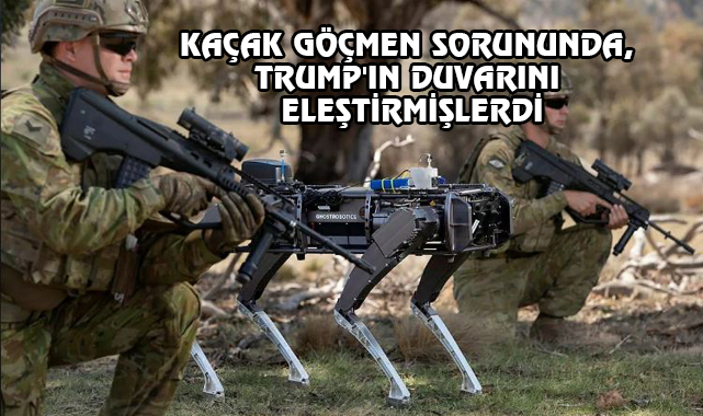ABD, Meksika Sınırını Robot Köpeklerle Koruyacak