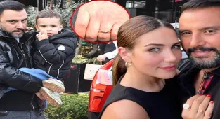 Alişan alyansı gazetecilere gösterdi!
