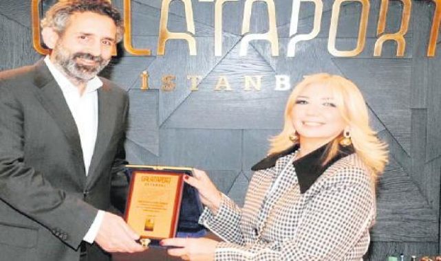 Başkandan teşekkür plaketi