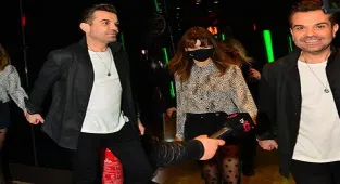Beren Saat ve Kenan Doğulu program çekimlerine el ele geldi