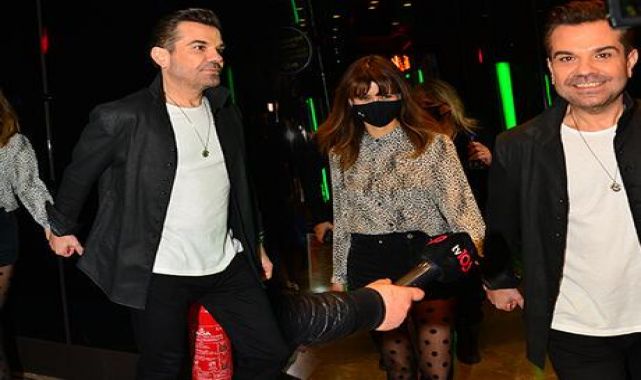 Beren Saat ve Kenan Doğulu program çekimlerine el ele geldi