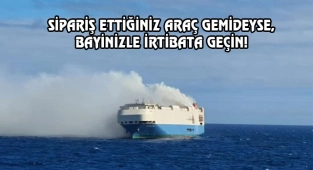 Binlerce Lüks Otomobil Okyanusta Sürükleniyor