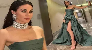 Defne Samyeli yine cesur kıyafetiyle çok konuşuldu