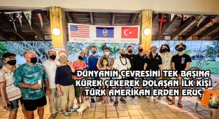 Erden Eruç Kürek Çekerek ABD'den Guam'a Ulaştı