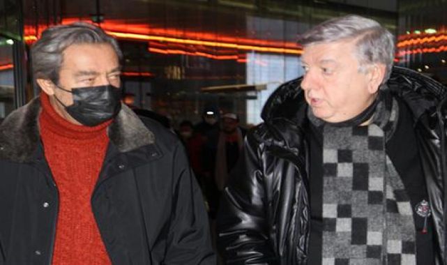 Kadir İnanır ile dostu Faik Çetiner bir arada!