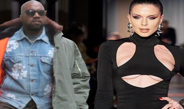 Kanye West'ten ayrılan Julia Fox podyuma çıktı!