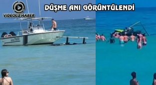 Miami'de Sahile Helikopter Düştü