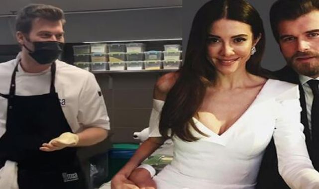 Mutfağa giren Kıvanç Tatlıtuğ elleriyle hazırladı! Başak Dizer'den gelen yorum dikkat çekti
