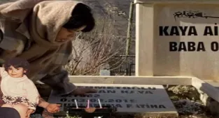 Seray Kaya babasının doğum gününü mezarı başında pasta üfleyerek kutladı