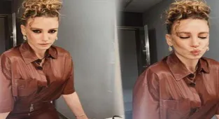 Serenay Sarıkaya gözünü alamadan baktığı şeyi açıkladı!