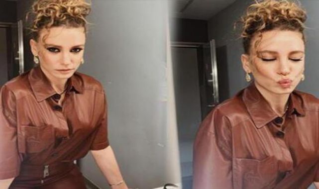 Serenay Sarıkaya gözünü alamadan baktığı şeyi açıkladı!