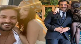 Serkan Çayoğlu'ndan Özge Gürel'e romantik kutlama!