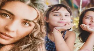 Tuba Büyüküstün kızlarını paylaştı