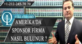 ABD'de Sponsor Firma Nasıl Bulunur?