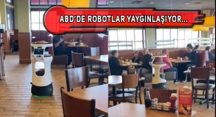 ABD'deki Restoranlarda Robot Komiler İş Başında!