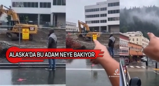 Alaska'ya Gelip İş Makinası Seyreden Türk