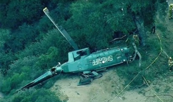 Amerika'da Polis Helikopteri Düştü: 6 Yaralı