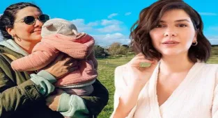 Bergüzar Korel'den kızı Leyla'ya: Hayallerinin rengi sensin