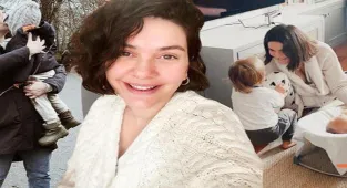 Bergüzar Korel'den küçük oğlu Han'a: Ailemize katıldığın bugün bana en güzel gün!