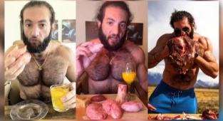 Çiğ Et ve Yumurta Yiyen TikTokçu Viral Oldu