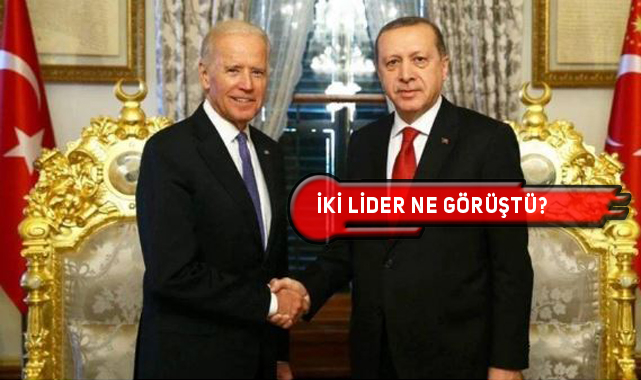Cumhurbaşkanı Erdoğan, Joe Biden İle Görüştü