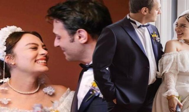 Demet Evgar annesinin gelinliğini giydi!
