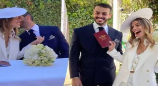 Dila Tarkan-Dağhan Doğruer çifti Yunanistan'da evlendi!