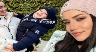 Fahriye Evcen ile Karan'ın kar pozuna Burak Özçivit'ten yorum!