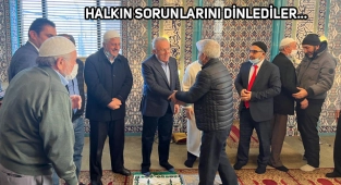 H.M. Mercan Ve R. Özgür Cuma Namazında Buluştu